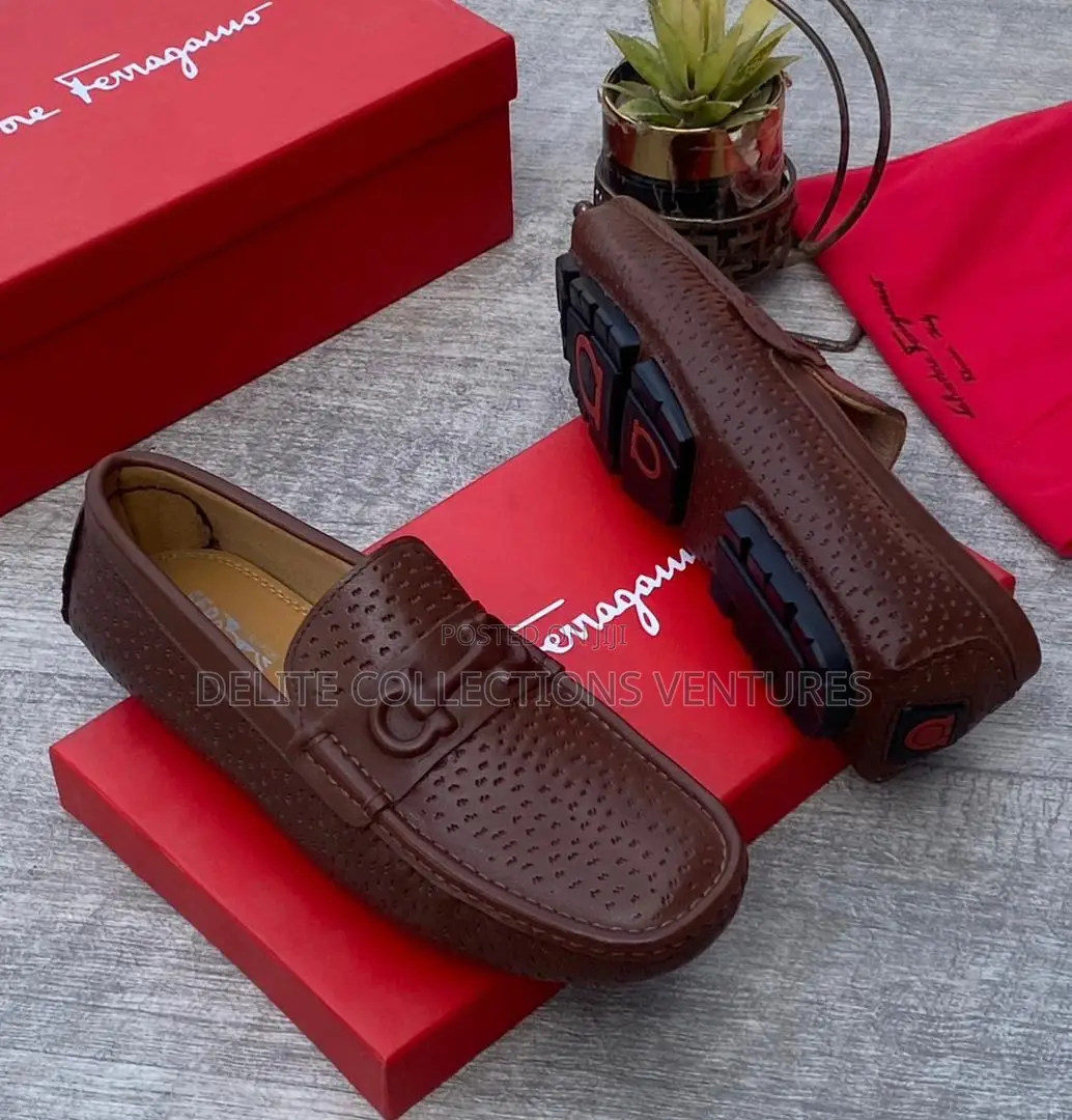 Men  Top~Quality  Mature  Real Leather Loafers