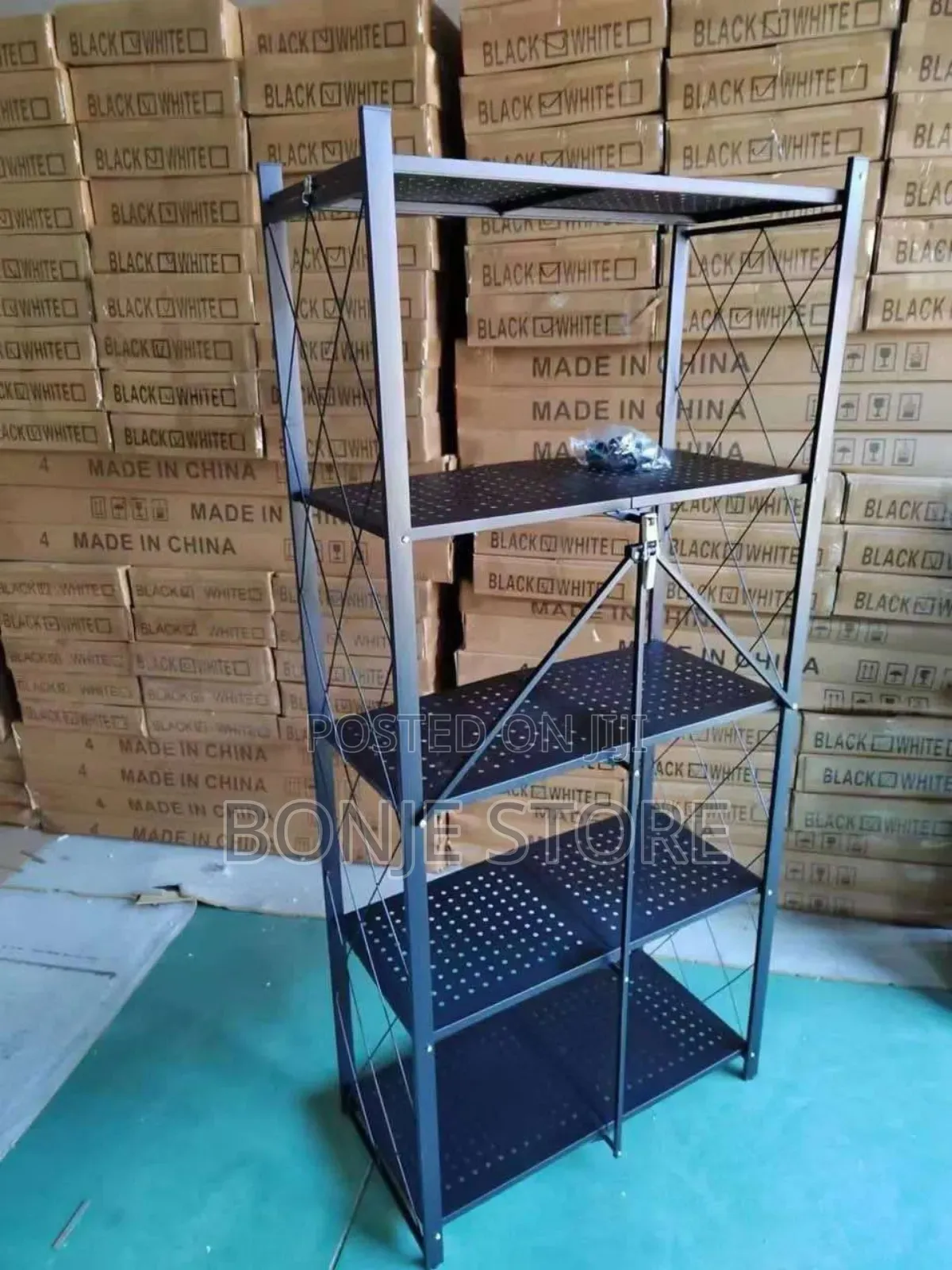 5 Layers Foldable Kitchen Rack Shelf