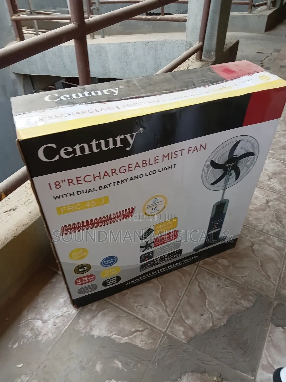 Century Rechargeable Mist Fan FRC-45-J
