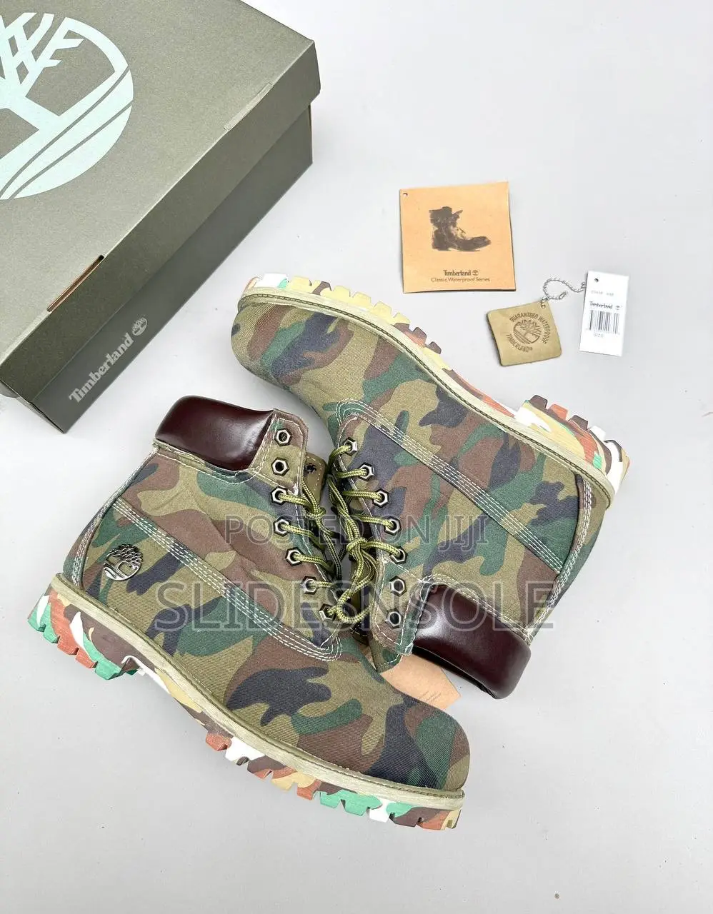 Rugged Camo Timberland Classic Outdoor Boots