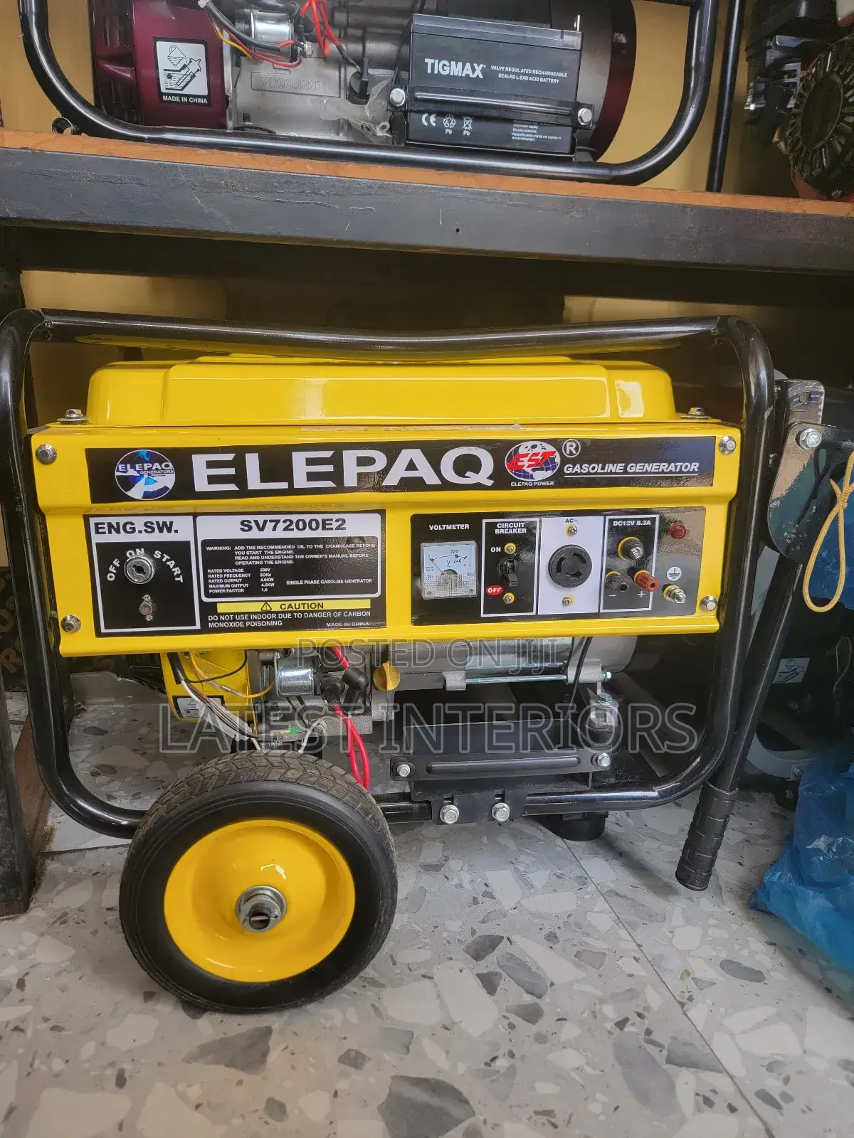 Elepaq Senwei 4.5kva Generator Electric Start