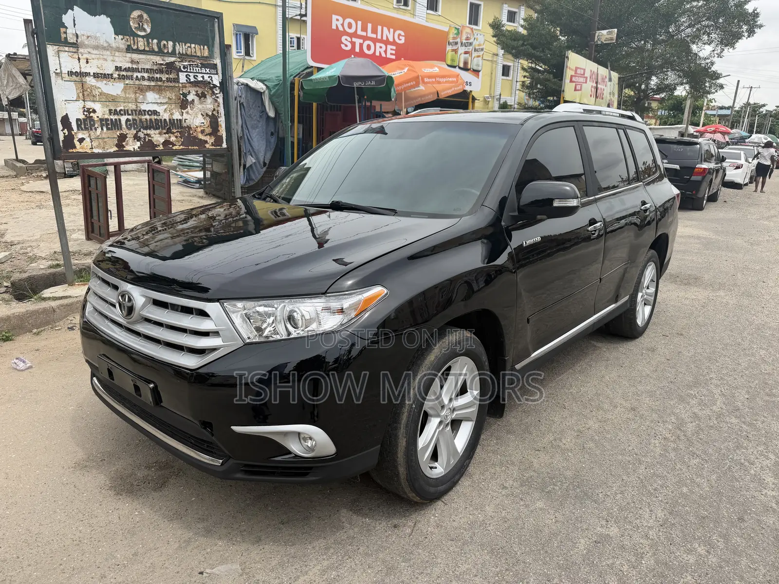 Toyota Highlander Limited 2012 Black