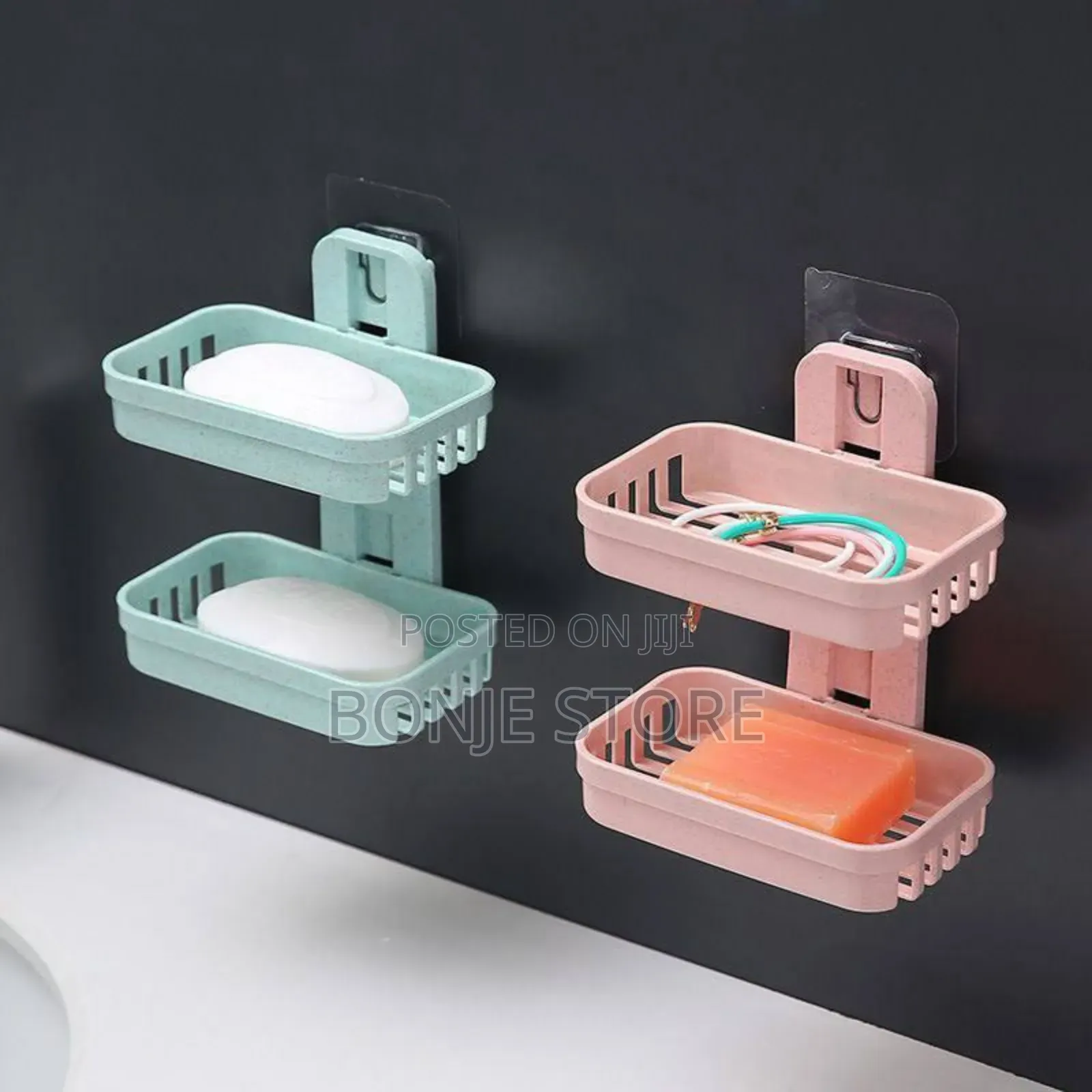 Double Layer Soap Rack