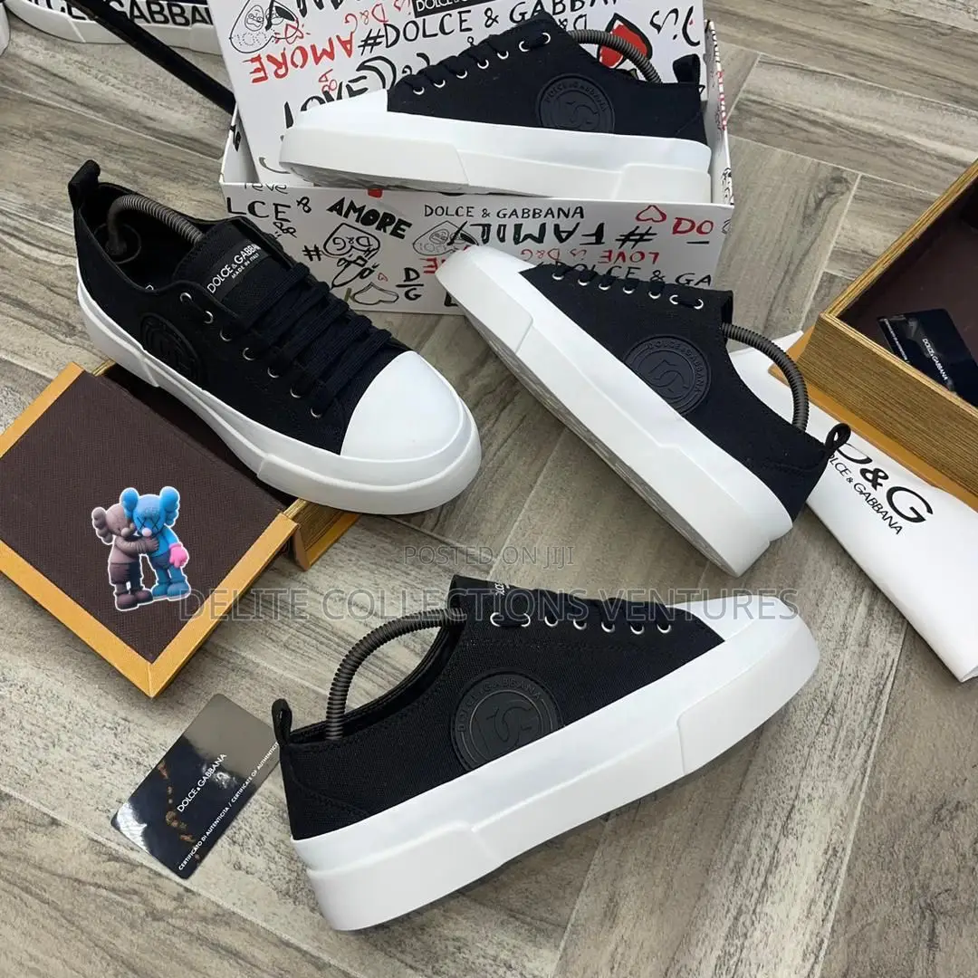 New Dolce Gabbana Patchwork Light With Branded Plate SNKS _
