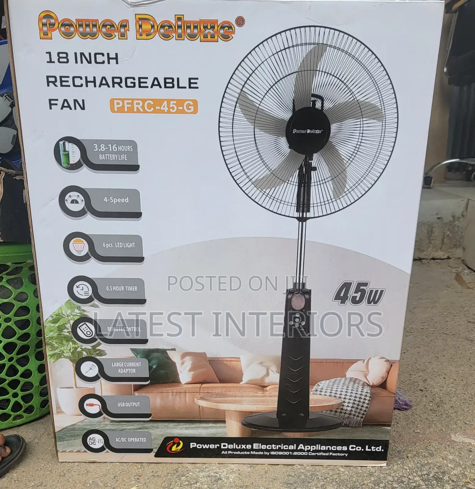 Power Deluxe 18inch Rechargeable