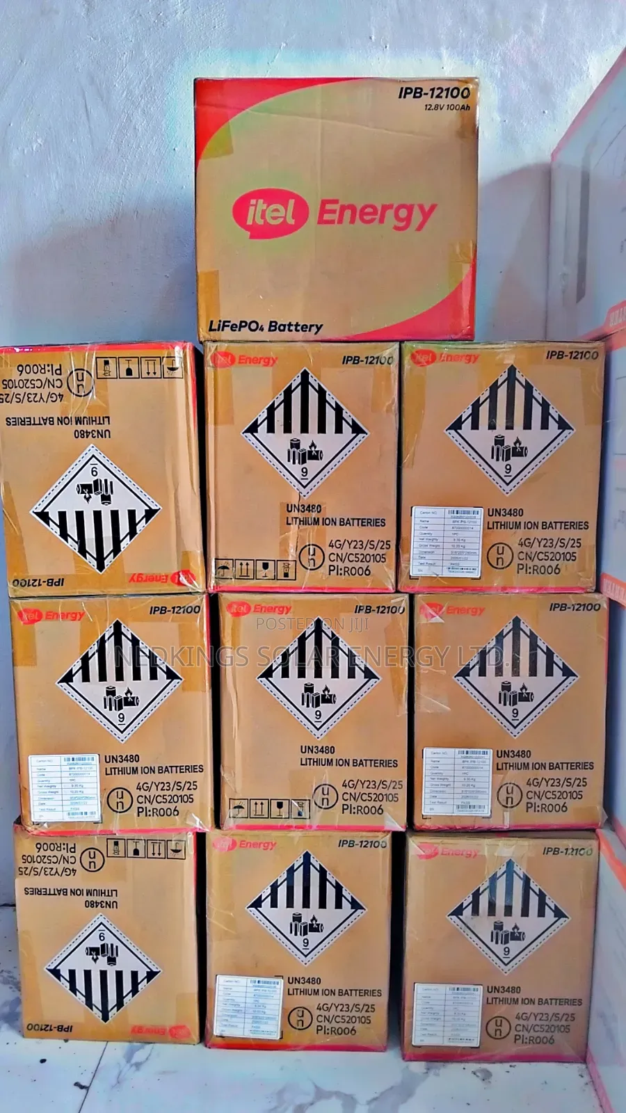 Itel 1.2kwh 12v Lithium Battery (100ah) Lifepo4