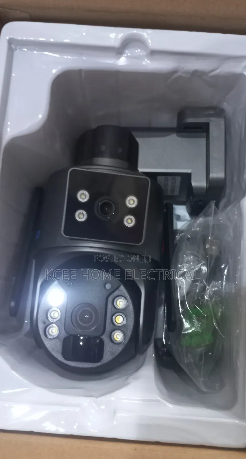 Sd450 Ubox Double Lens Solar Camera - Motion Detection, Night Vision