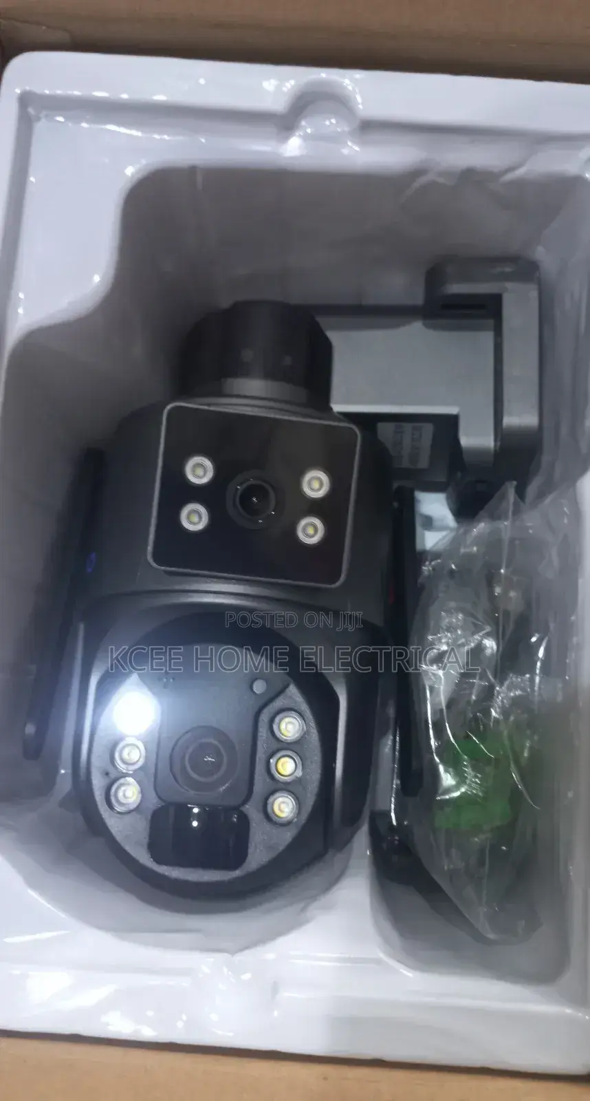 Sd450 Ubox Double Lens Solar Camera - Motion Detection, Night Vision