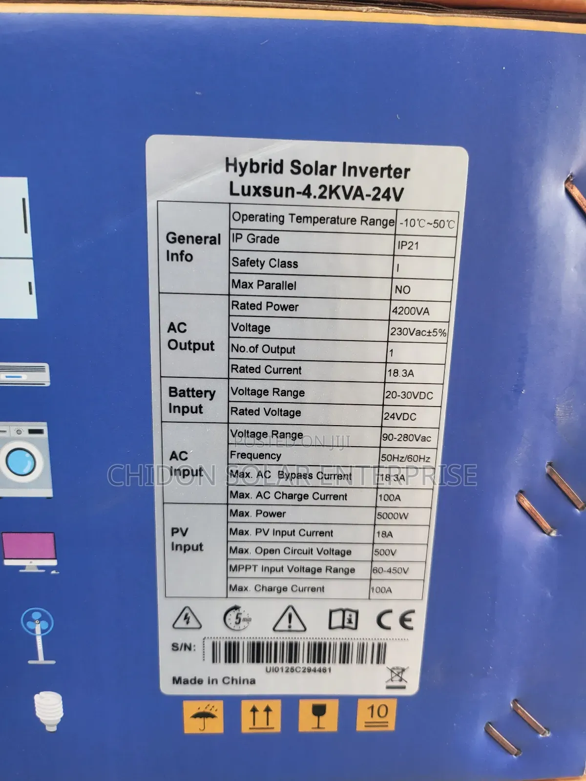 4.2kva 48v Luxsun Hybrid Inverter