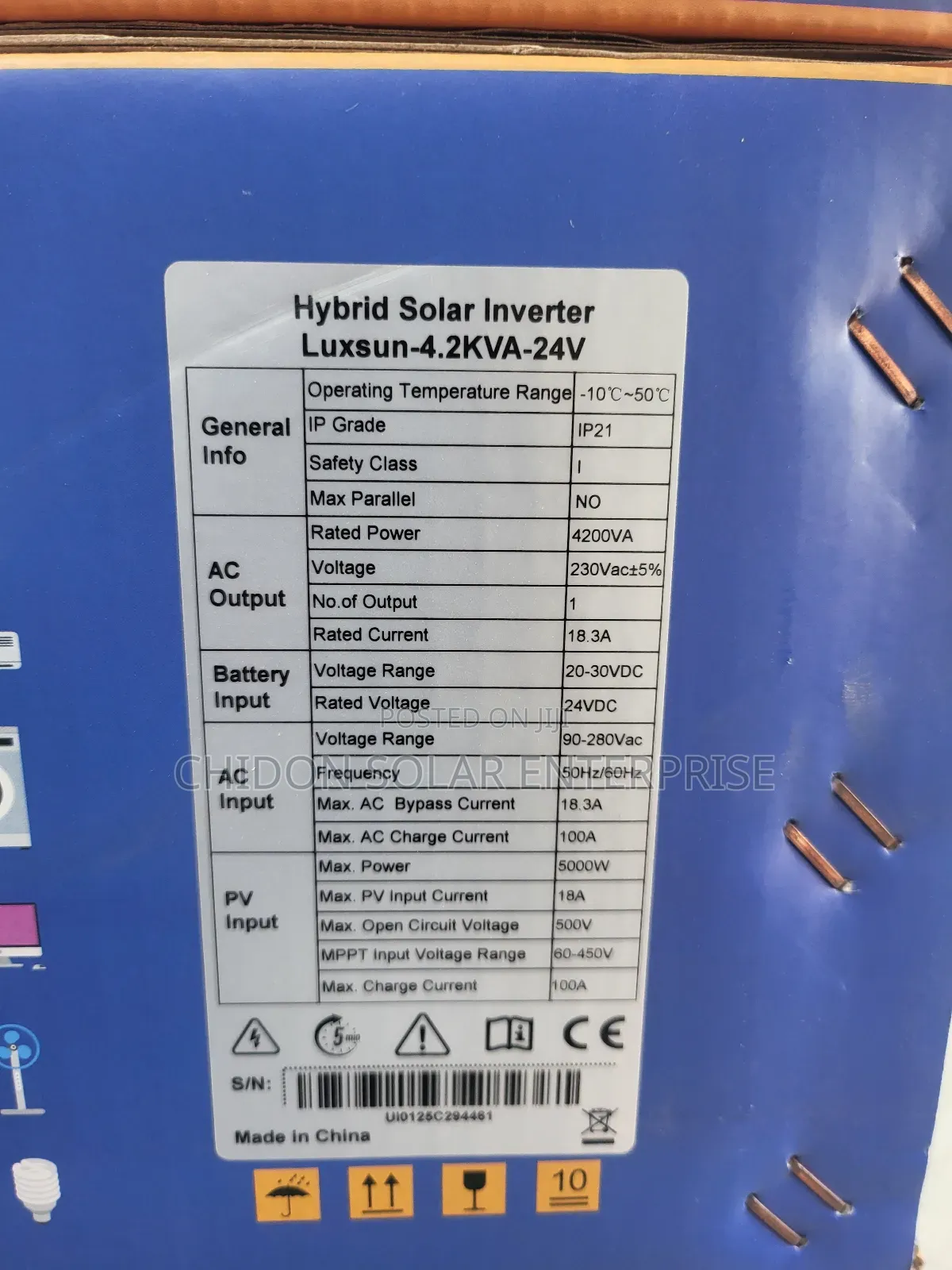 4.2kva 48v Luxsun Hybrid Inverter