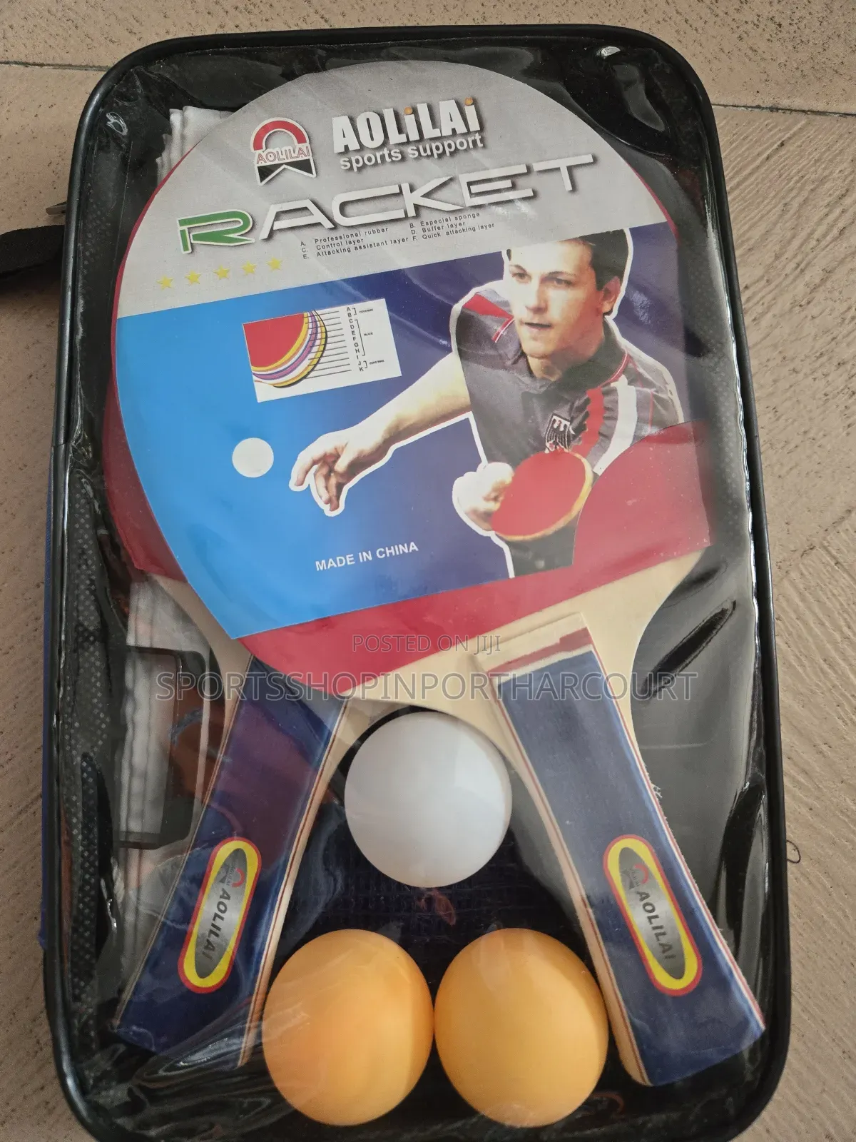Aolilai Table Tennis Bats, Balls Net and Post