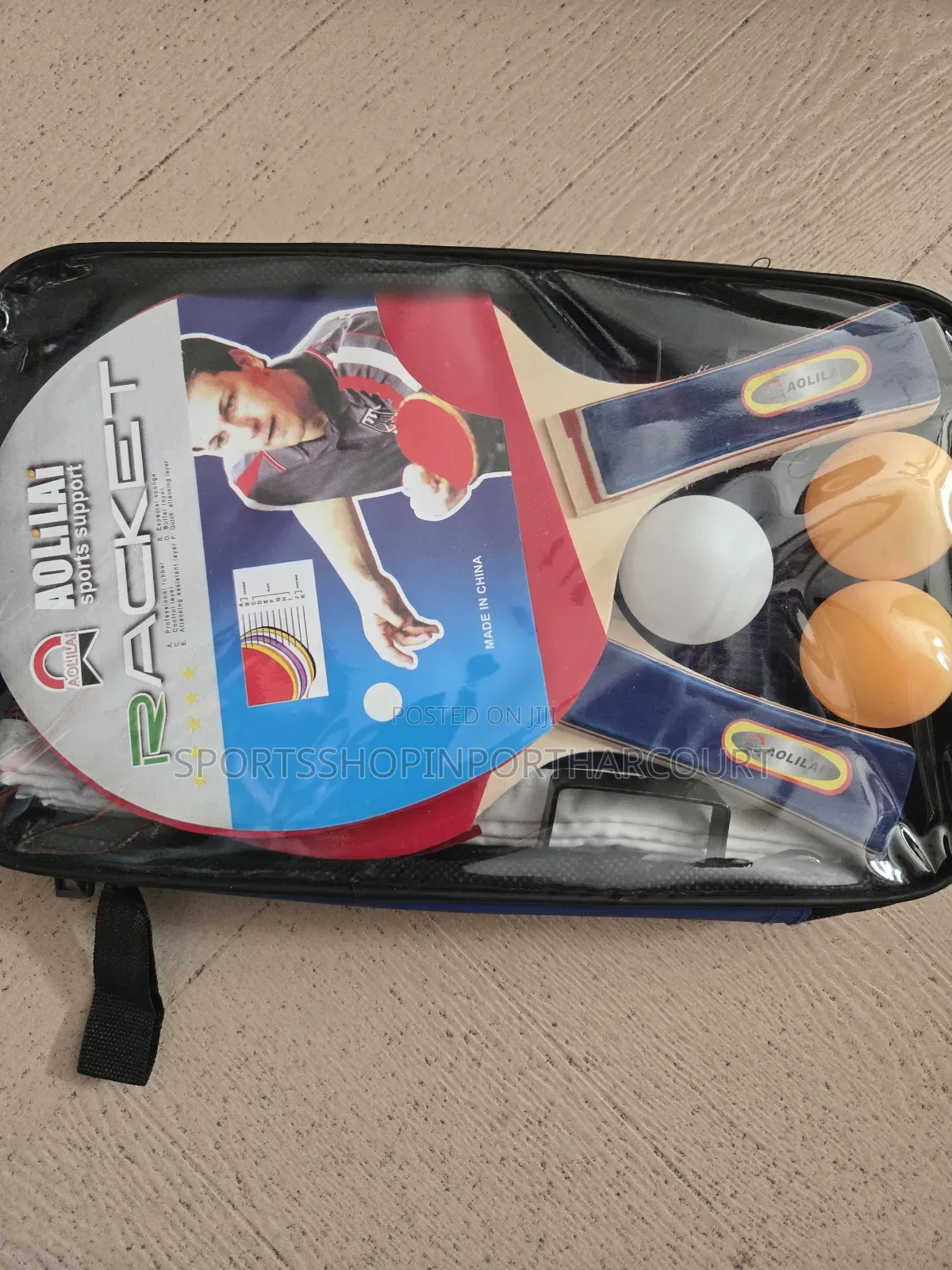 Aolilai Table Tennis Bats, Balls Net and Post