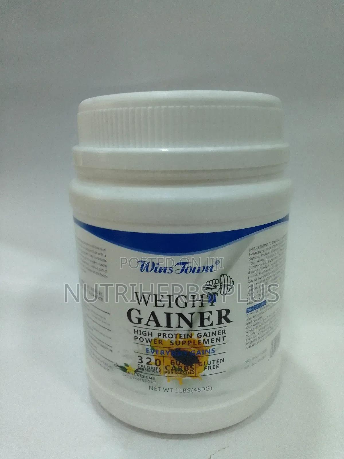Wins Town Weight Gainer Powder: For Healthy/Natural Weight Gain