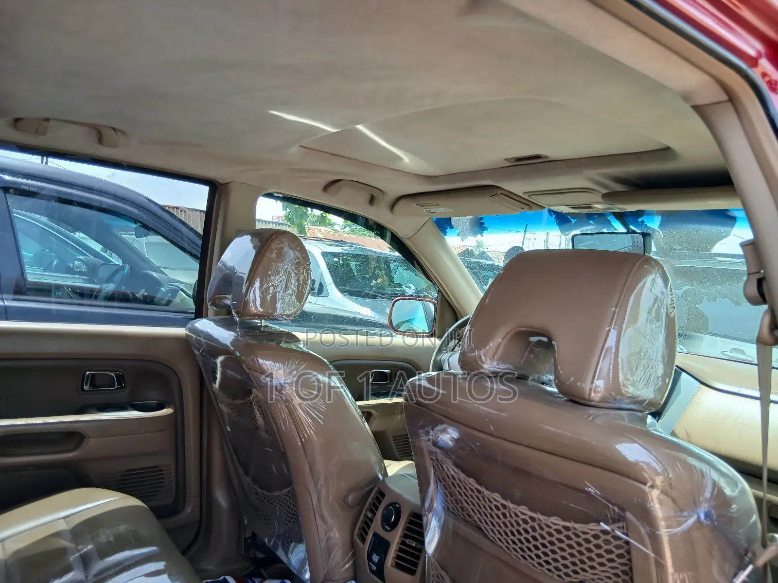 Honda Pilot EX-L 4x4 (3.5L 6cyl 5A) 2007 Red