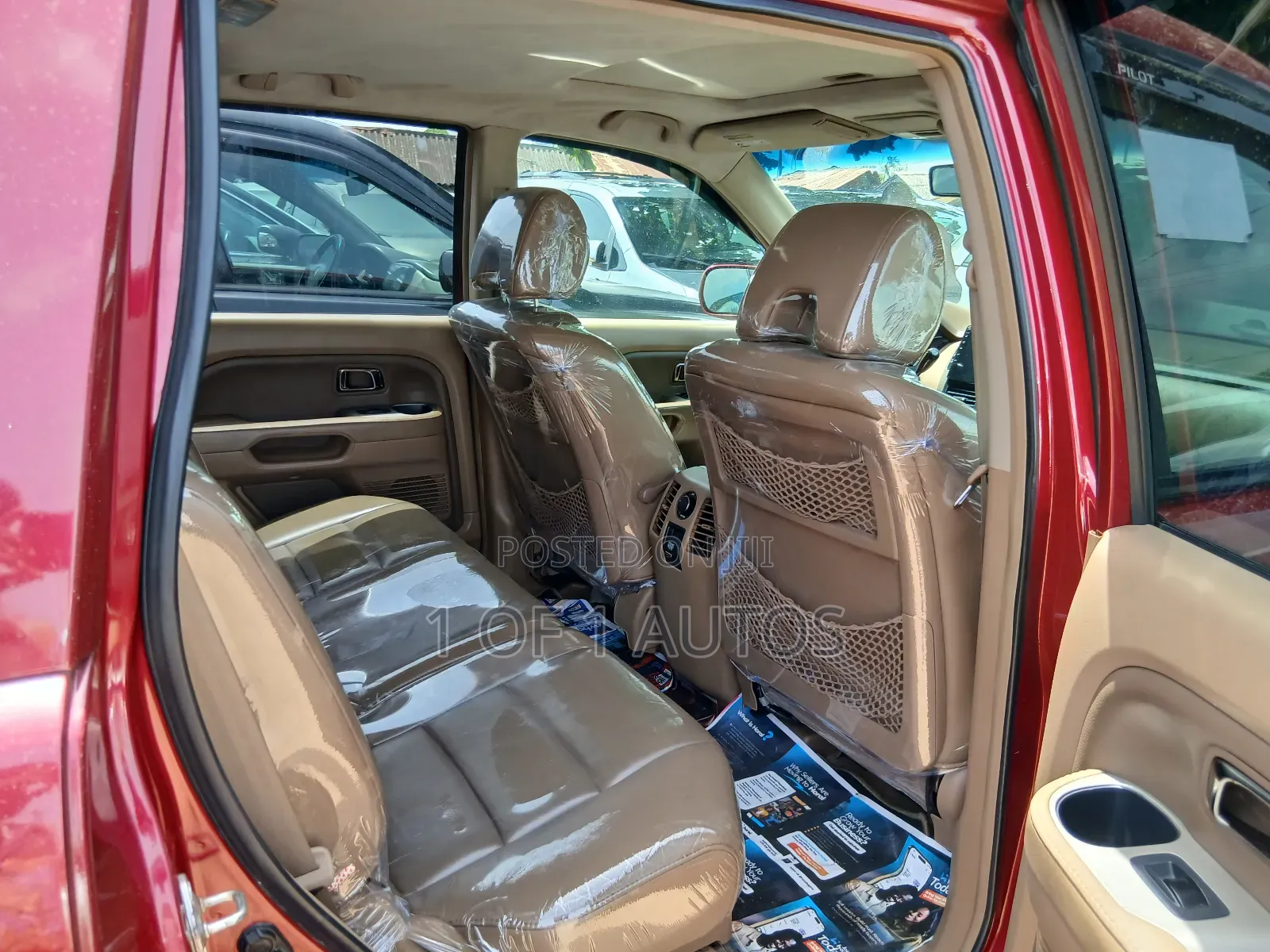 Honda Pilot EX-L 4x4 (3.5L 6cyl 5A) 2007 Red