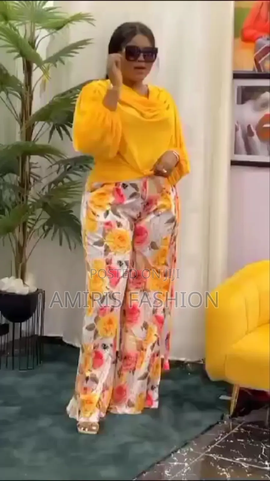 Floral Two-Piece Beautiful Chiffon