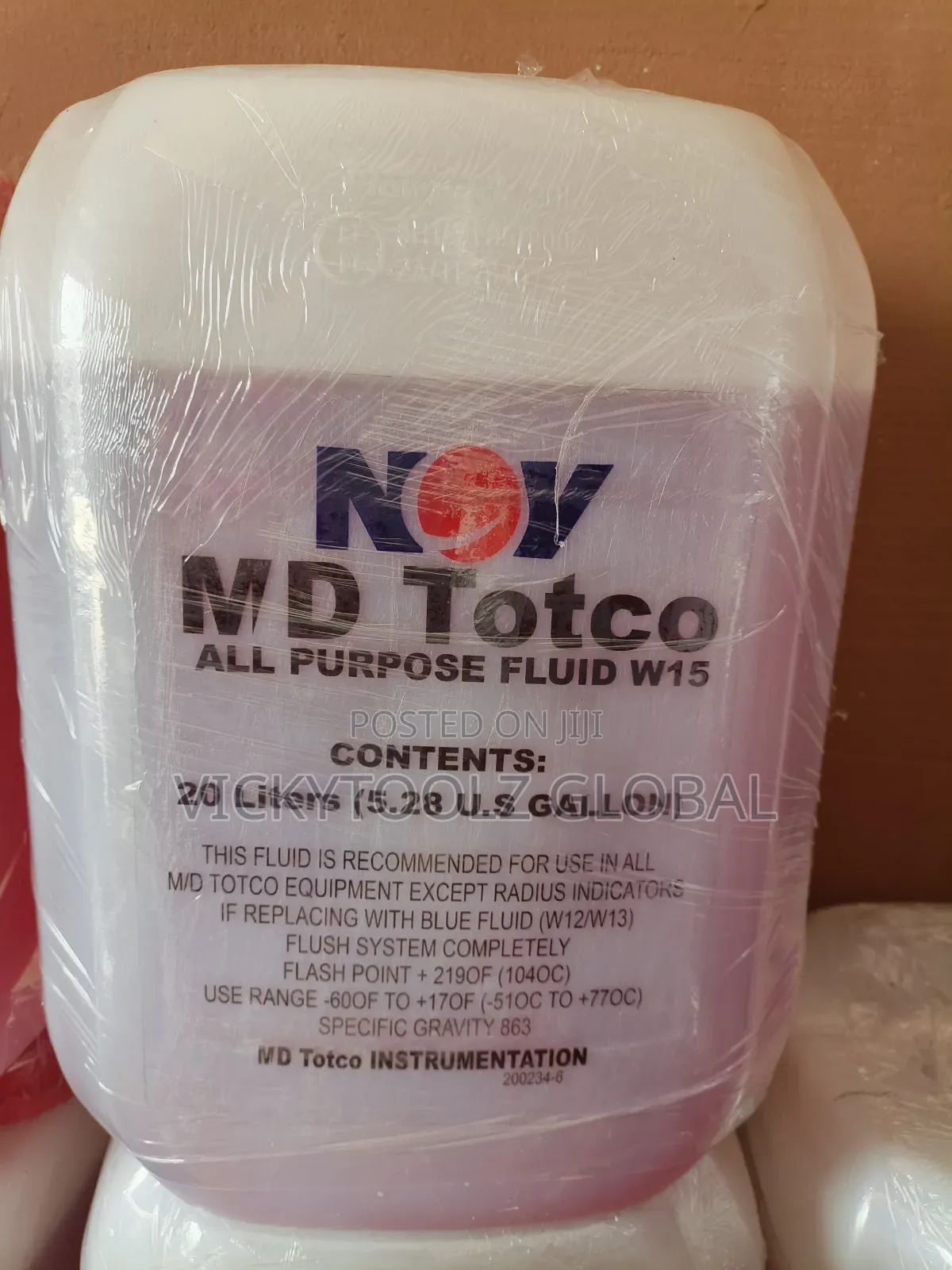 Noy Md // M/D Totco All Purpose Fluid W15 (20litres)