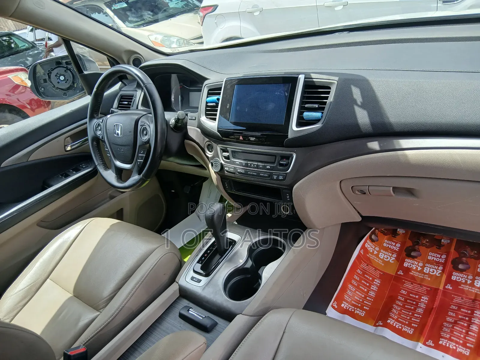 Honda Pilot Touring 4dr SUV (3.5L 6cyl 9A) 2016 White