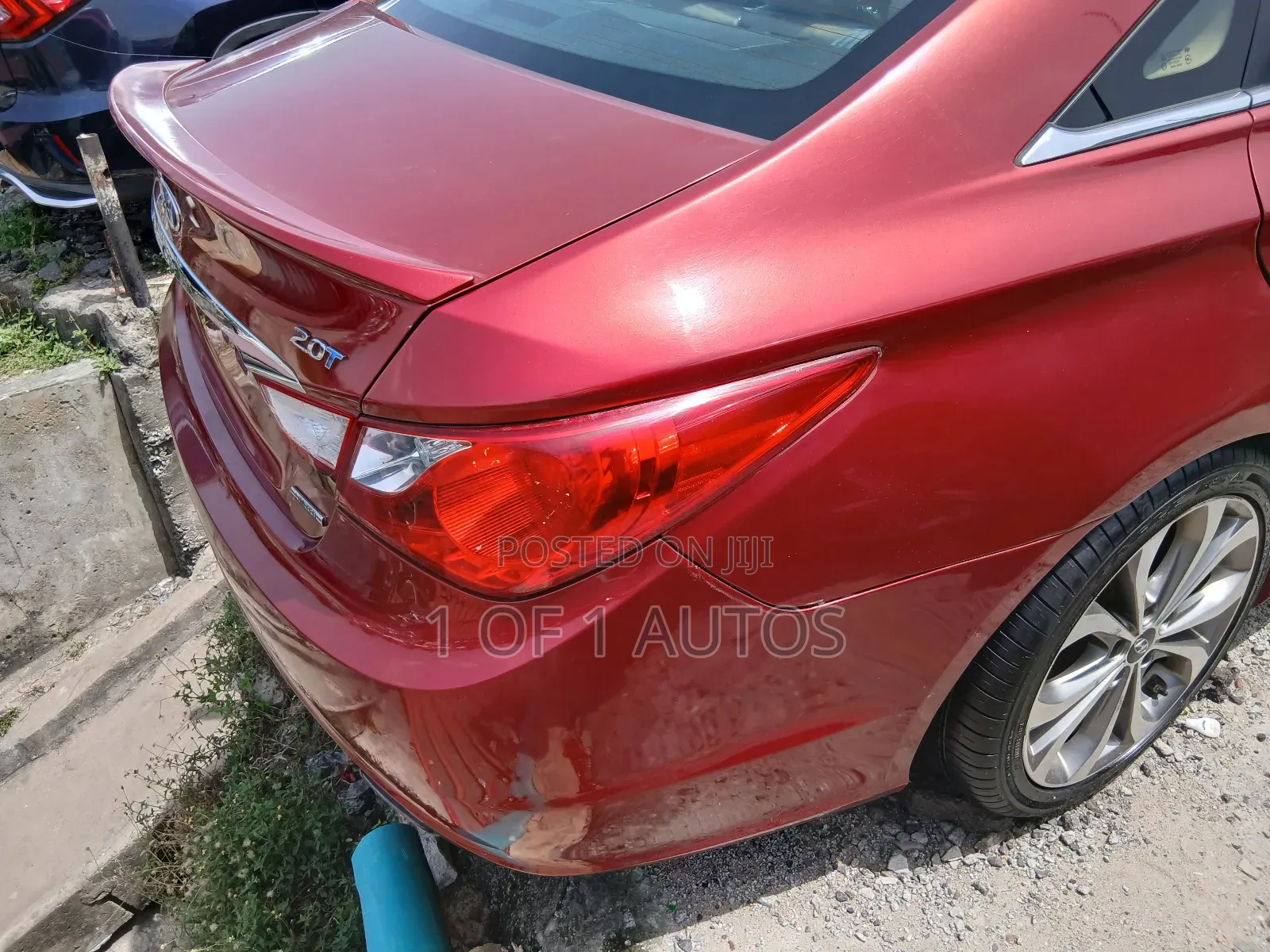 Hyundai Sonata Limited 2.0T Sedan (2.0L 4cyl 6A) 2013 Red