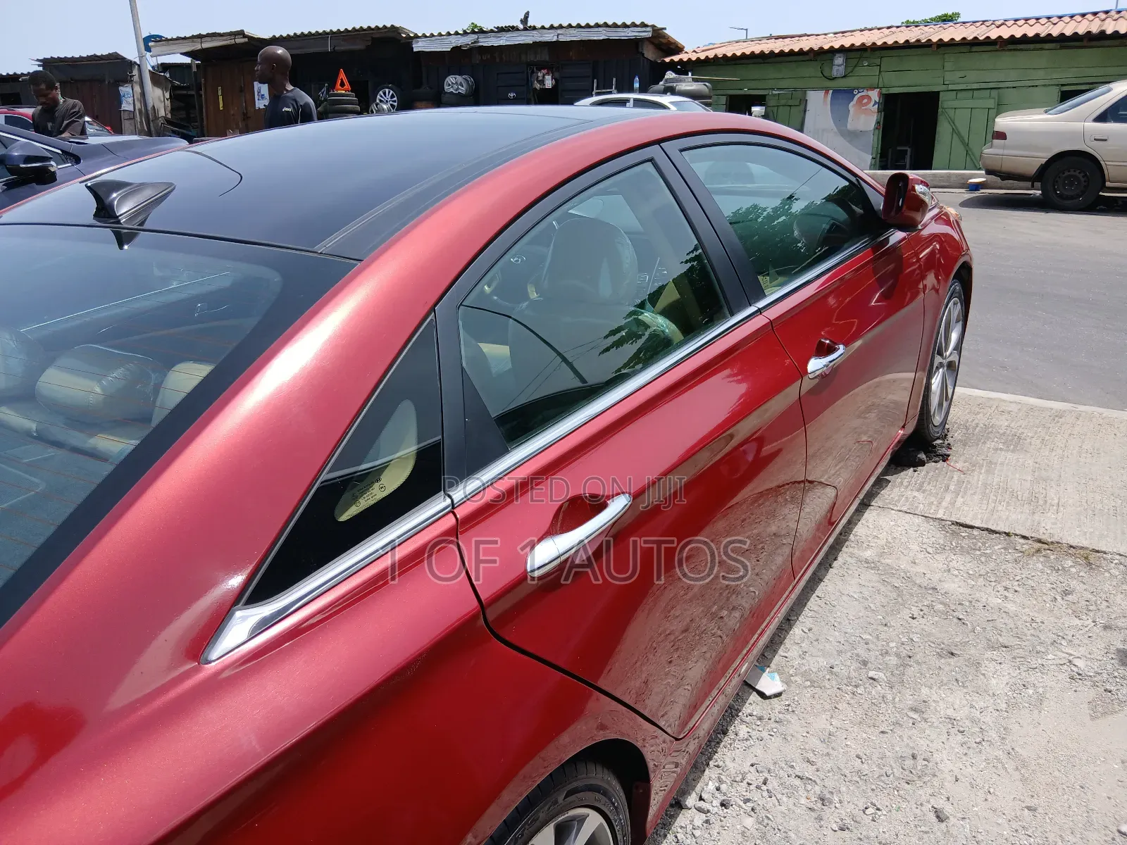 Hyundai Sonata Limited 2.0T Sedan (2.0L 4cyl 6A) 2013 Red
