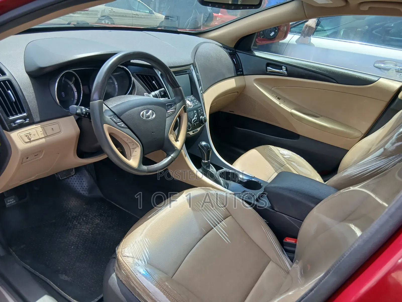 Hyundai Sonata Limited 2.0T Sedan (2.0L 4cyl 6A) 2013 Red
