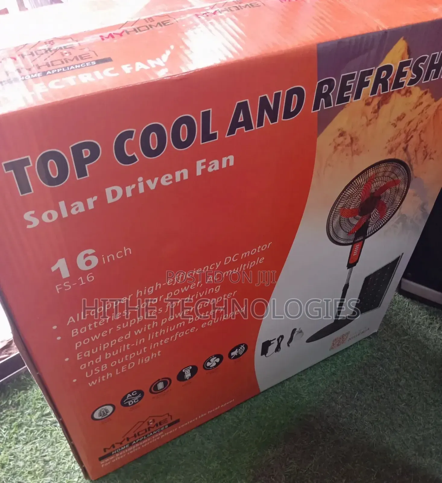 Solar Standing Fan