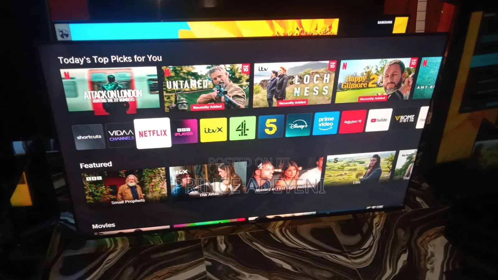 65 Inches Ultra Slim Qled E7h (2025 Model) Hisense Smart Tv