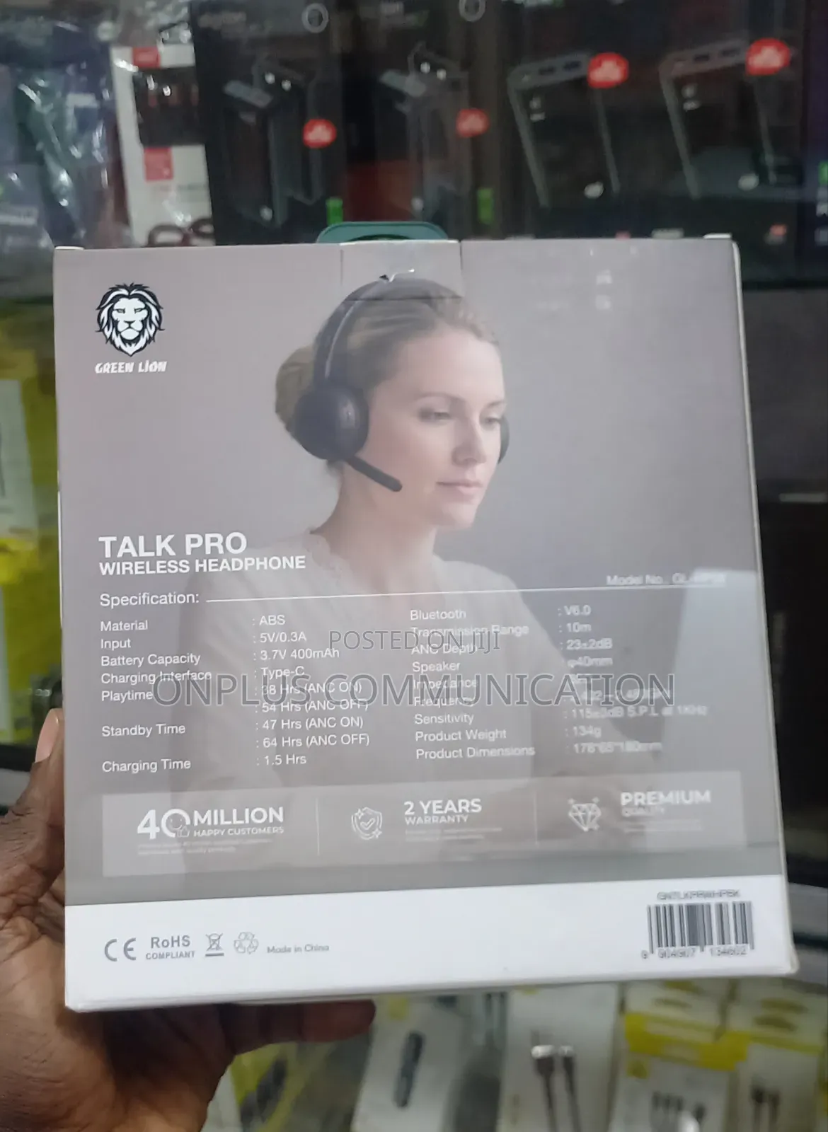 Greenlion Talk Pro Wireless Headphone