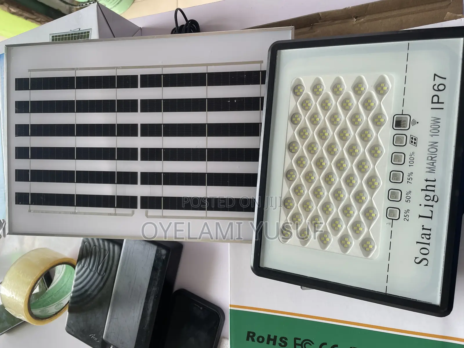 100watts Solar Flood Light