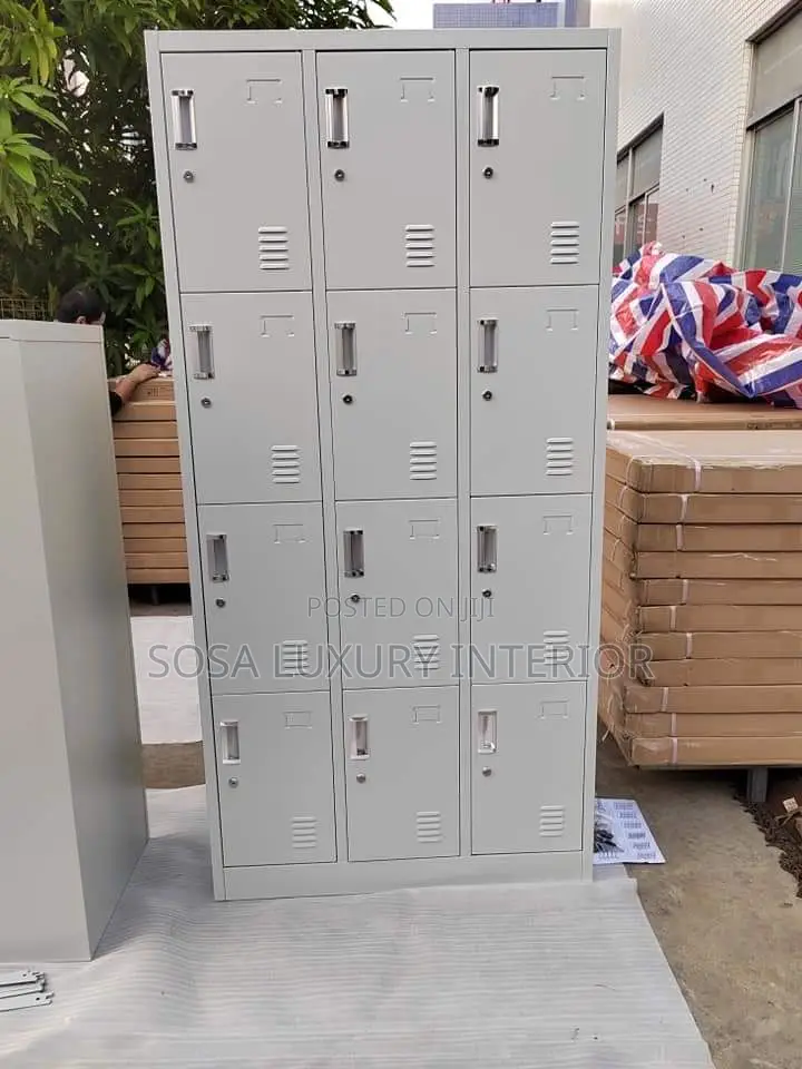 Brand New 12-Door Metal Locker Cabinet
