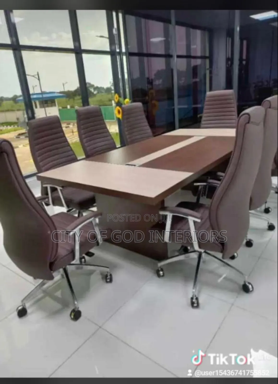 High Quality Imported Conference Table Set by 8