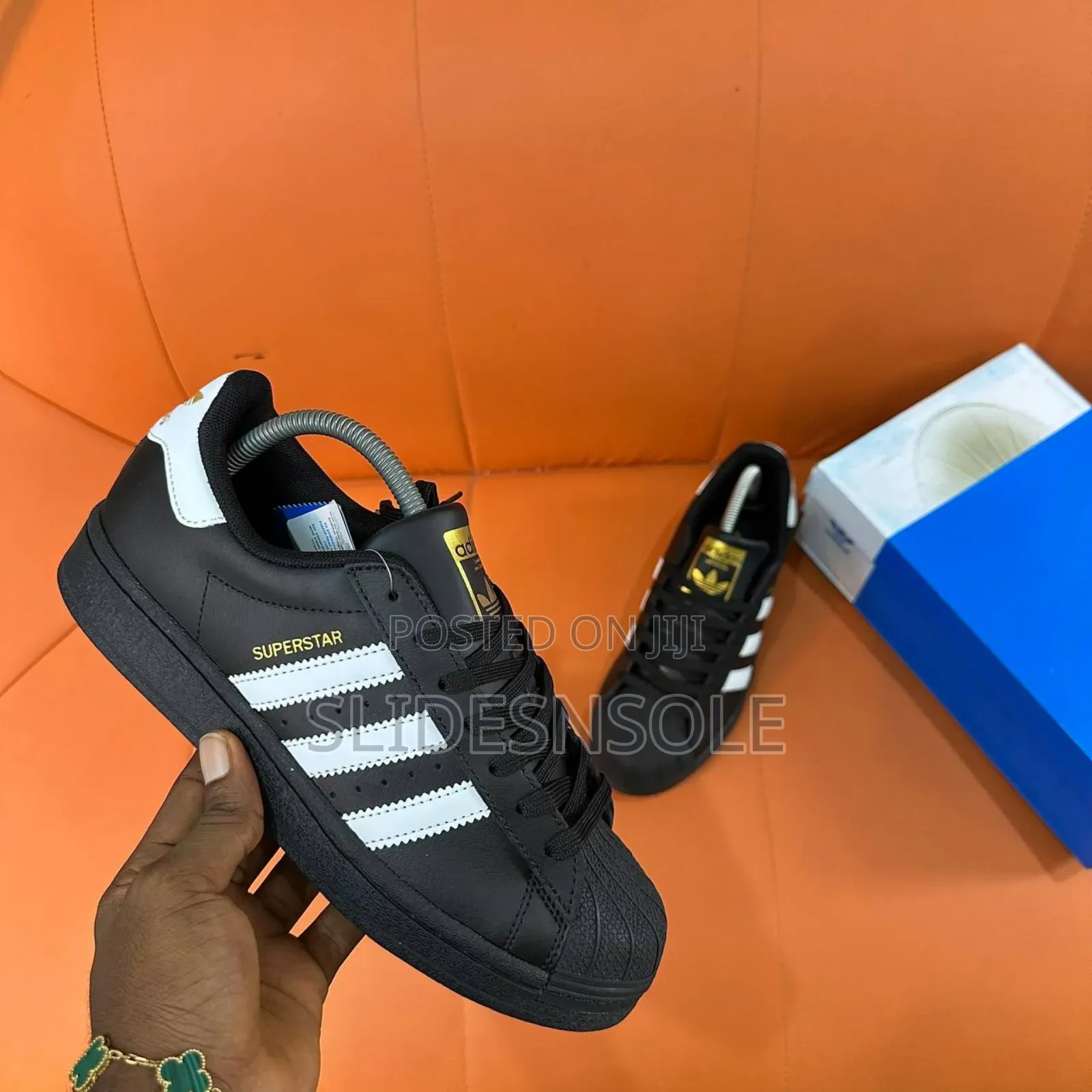 Mono Stripe Court Sneakers