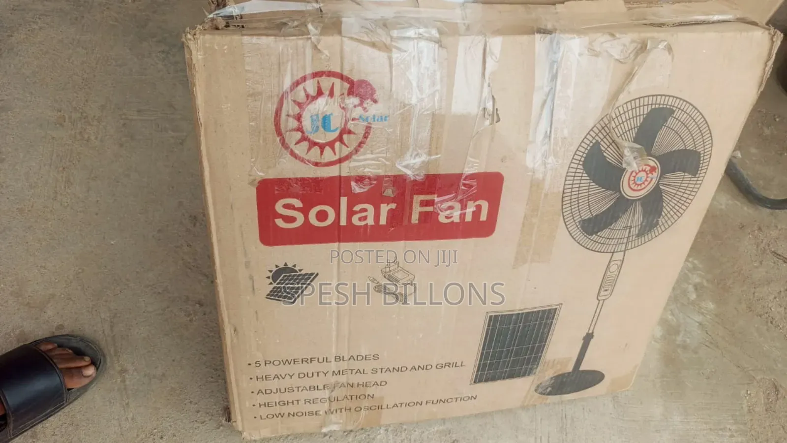 Solar Inverter Fan | 18 Inches With Solar Panel Long Lasting Durable