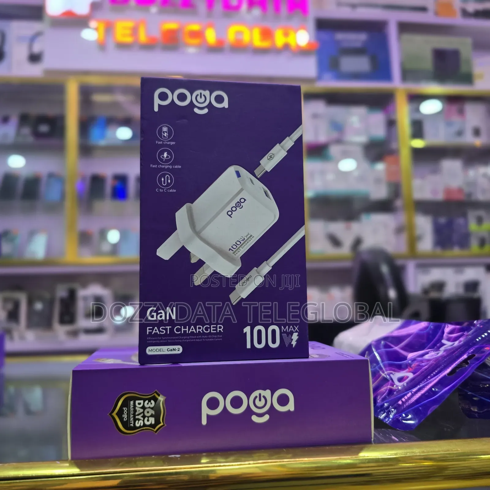 Poga Gan Fast Charger 100w Max (Gan 2)