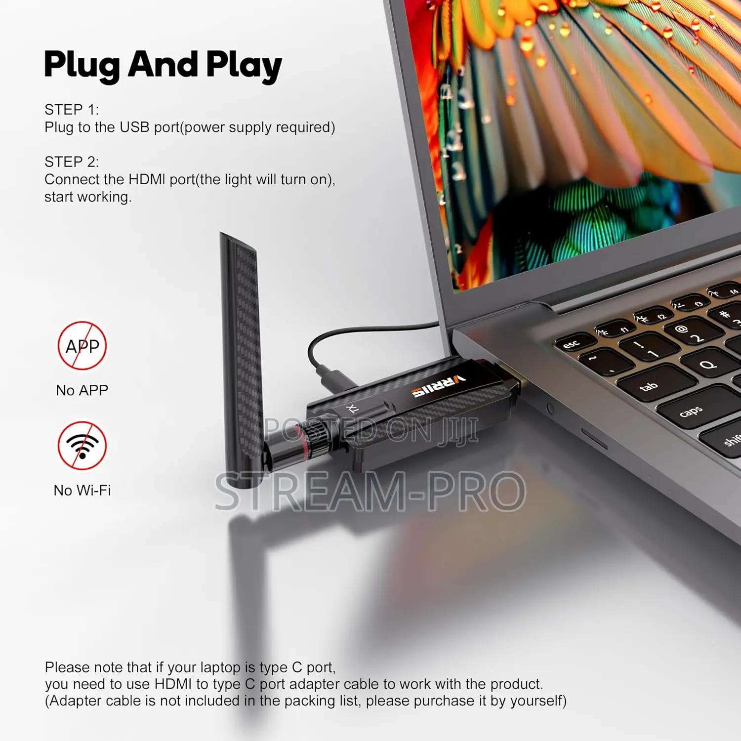 Vrriis Wireless Hdmi Transmitter and Receiver