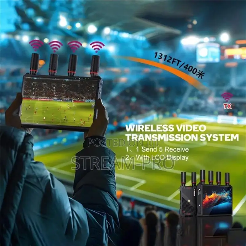 Vrriis Wl083p (400meters) Wireless Hdmi Transmitter and Rece