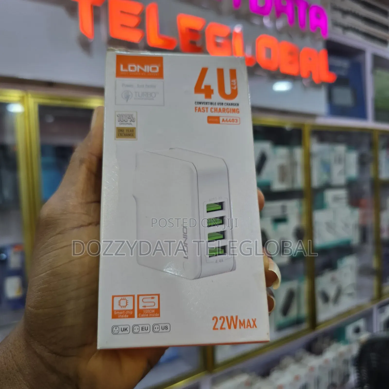 Ldnio A4403 4-Port Usb Travel Charger
