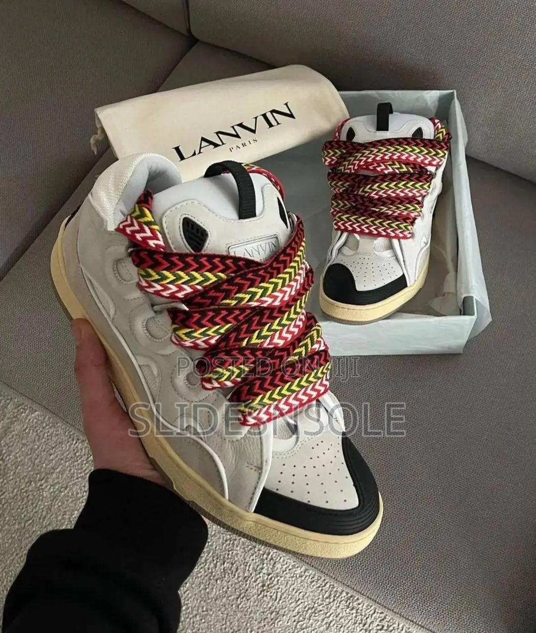 Lanvin Curb Sneakers