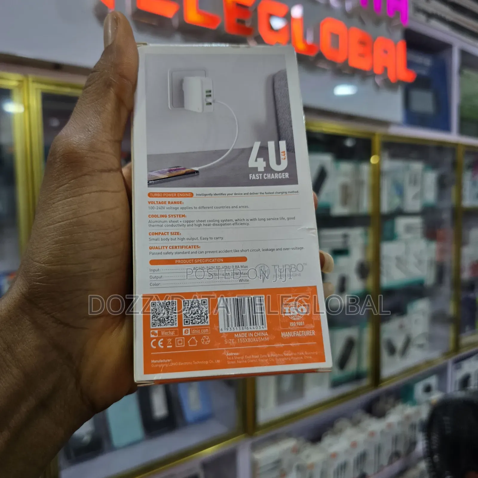 Ldnio A4403 4-Port Usb Travel Charger