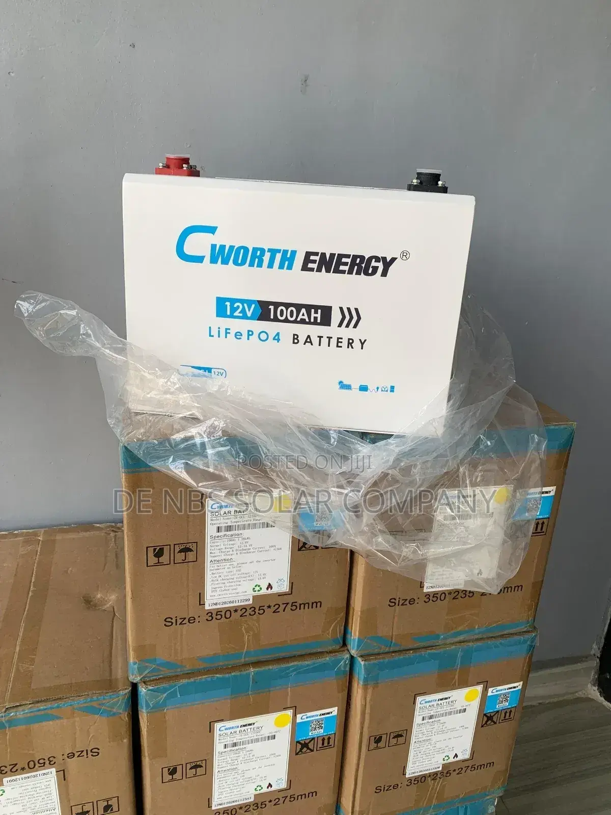 100ah 12.8v Cworth Energy 1.3kwh Lithium Ion Phosphate Battery