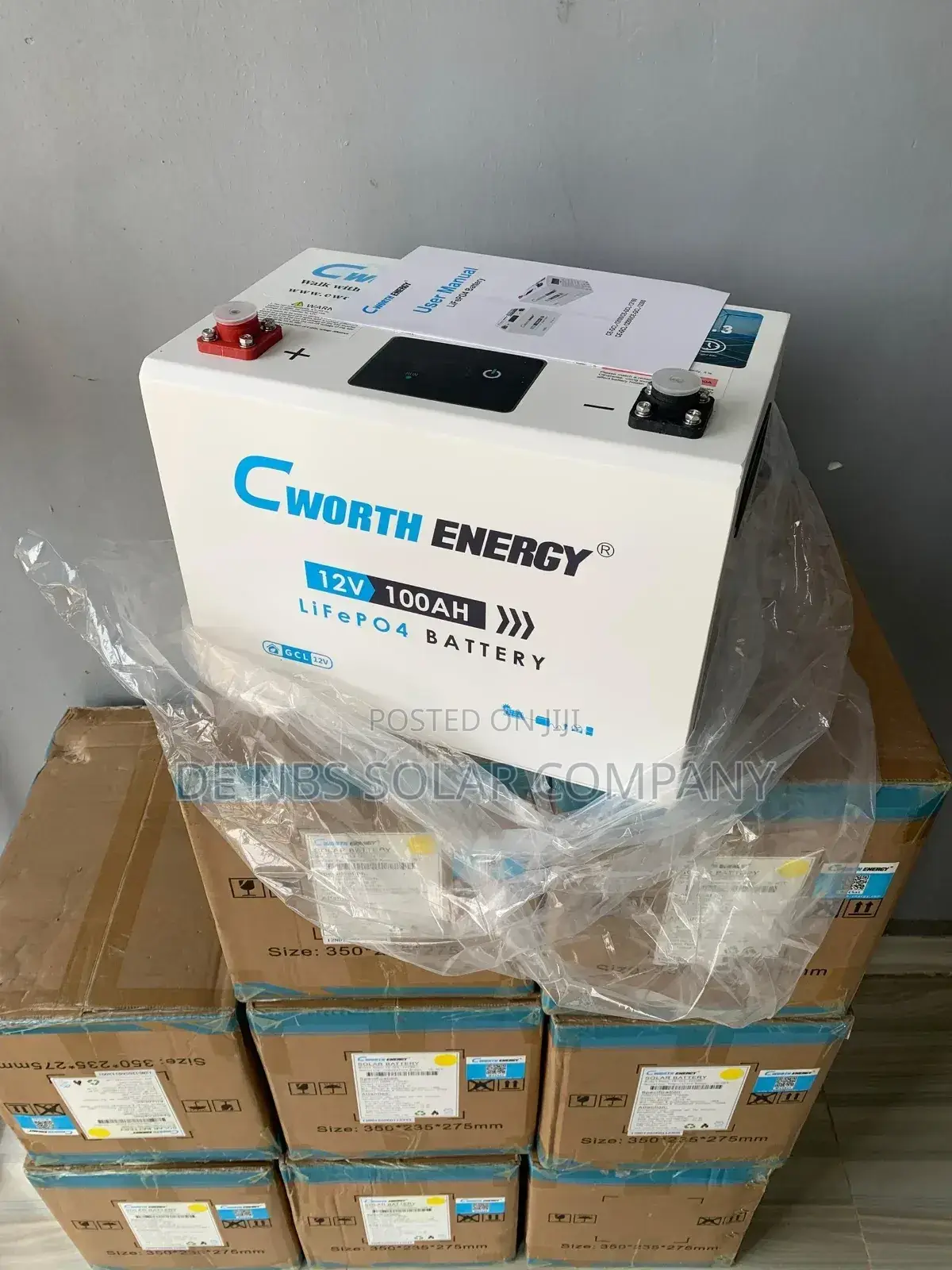 Cworth Energy 1.3kwh 12.8v 100ah Lithium Ion Battery