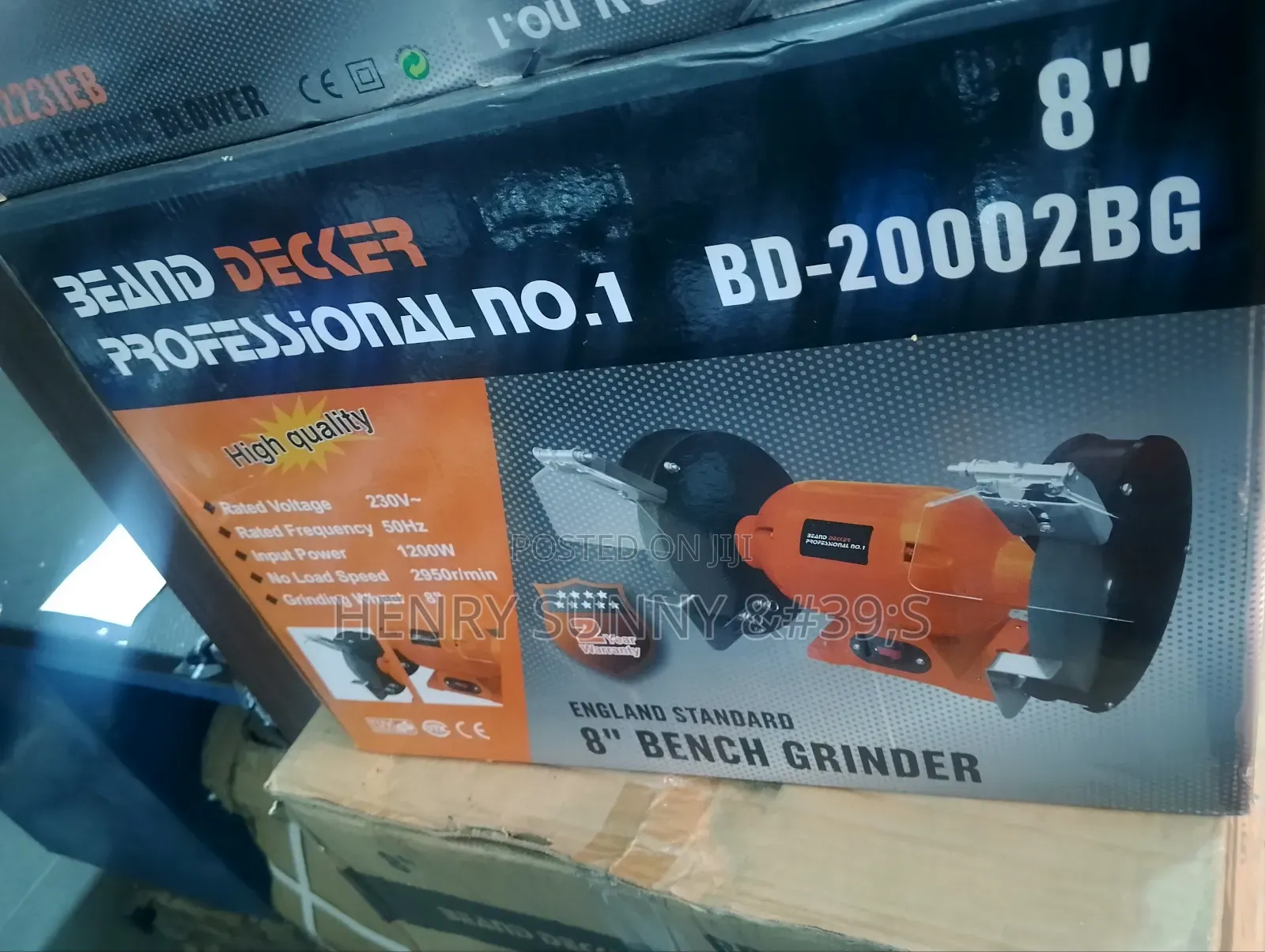 Bench Grinder 8" Be Darker Product