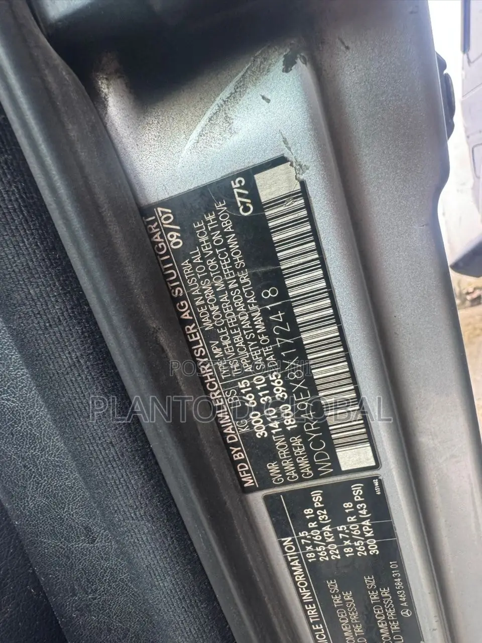 Mercedes-Benz G-Class 2008 Gray