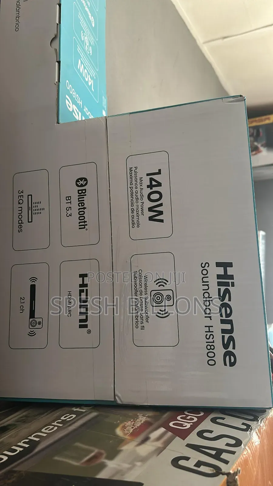 Hisense Original Soundbar 140watts, Excellent Sound Bass Wit Subwoofer