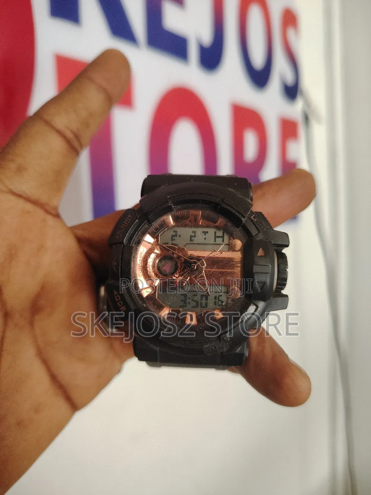 Sanda 599 Digital Analogue Dual Time Watch
