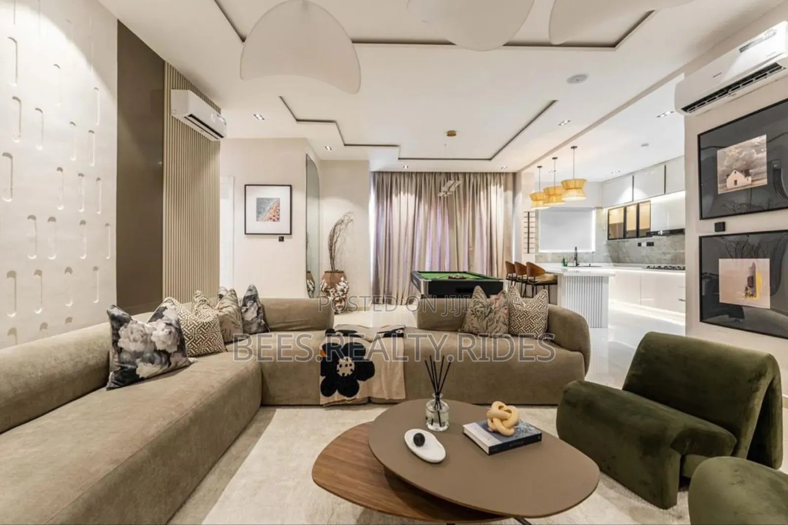 Luxury 3 Bedroom With Inbuilt Speakers, Snooker Board Swimming Pool
