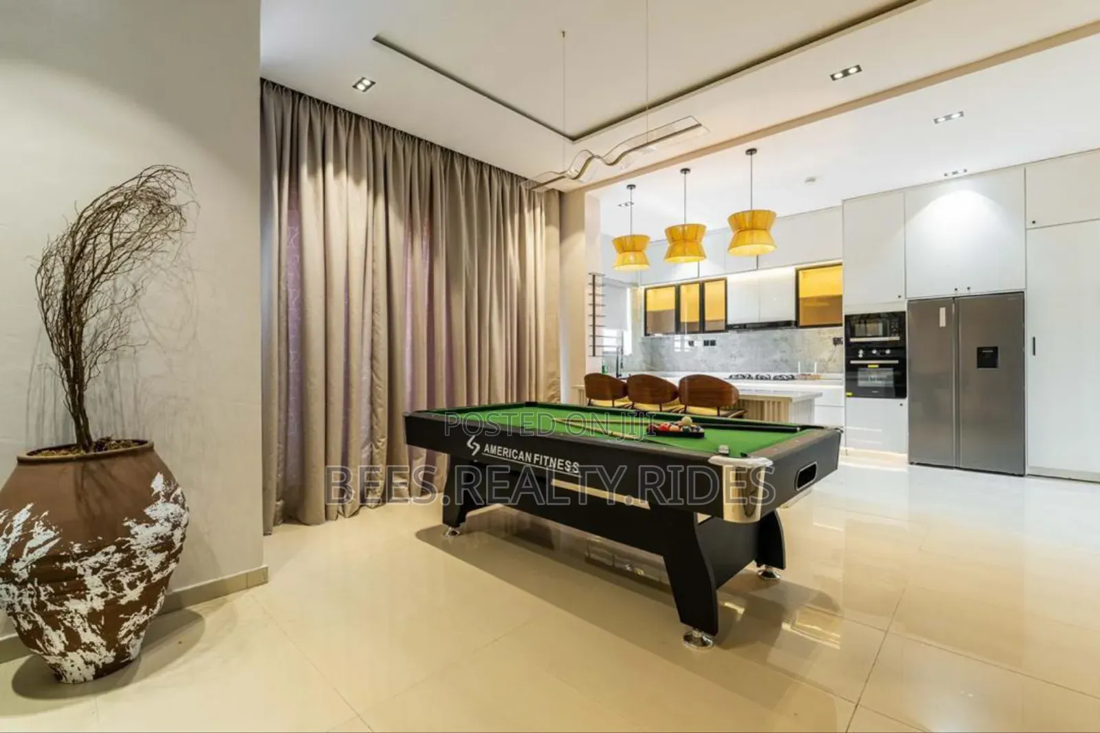 Luxury 3 Bedroom With Inbuilt Speakers, Snooker Board Swimming Pool