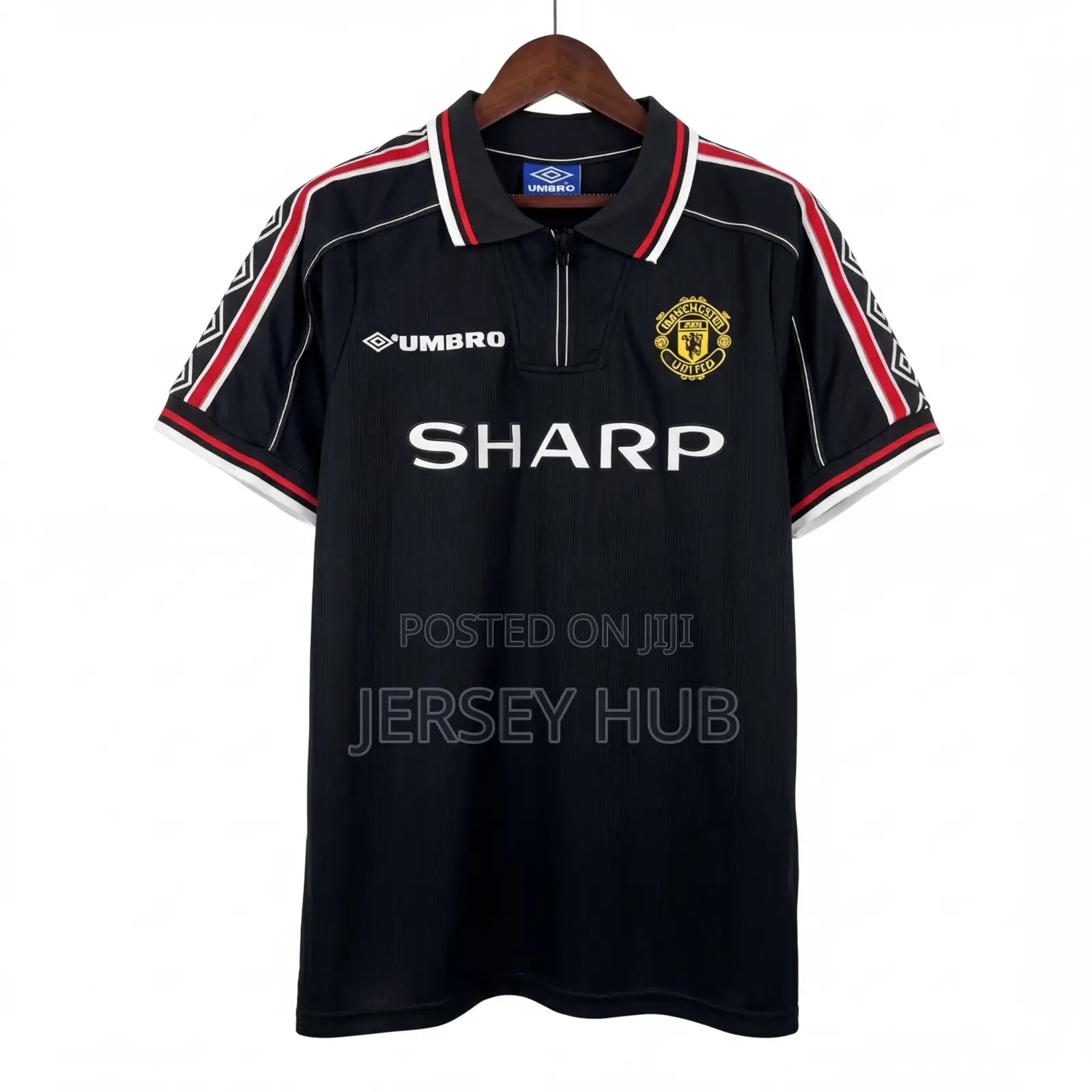 Manchester United 1998/1999 Black Away Retro Jersey