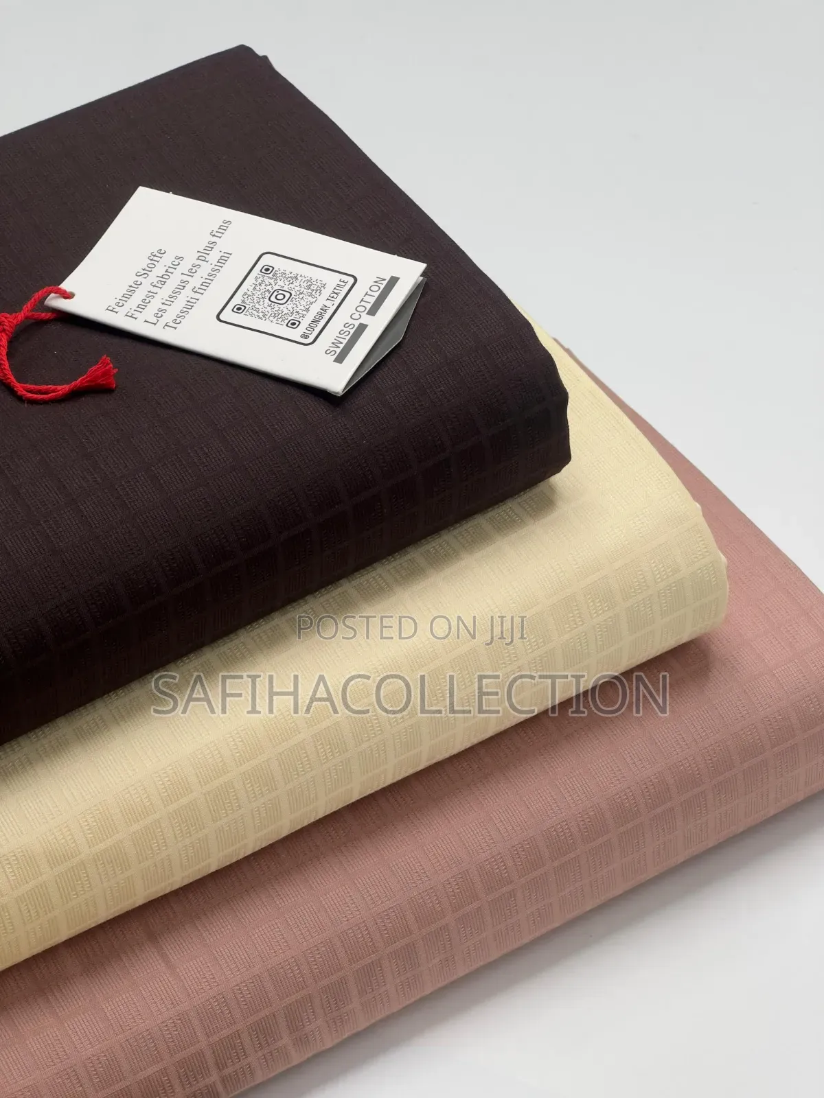 Swiss London Cotton Men Materials