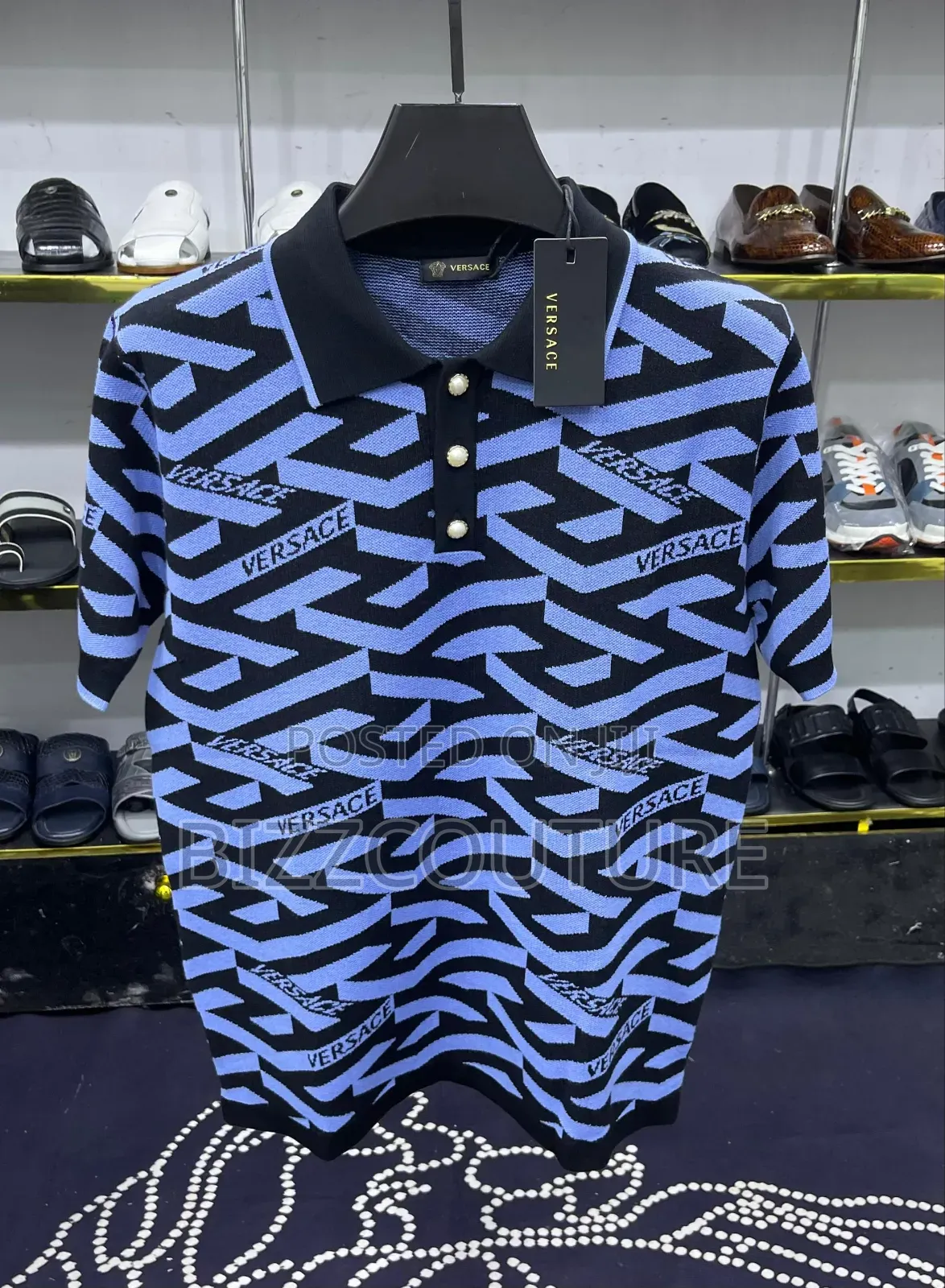 Original Versace Polo Shirts Available in Store